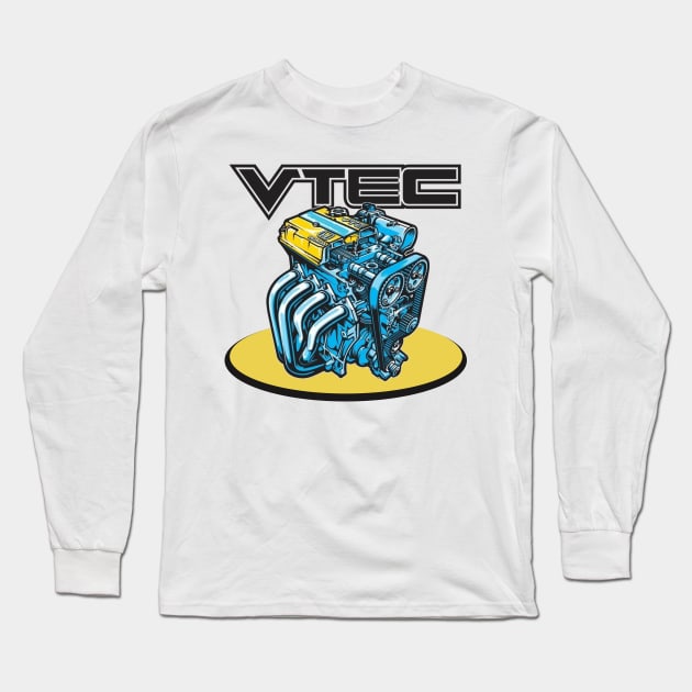 Vtec Long Sleeve T-Shirt by MOTOSHIFT